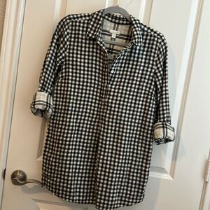 Women’s J Jill Plaid Tunic Blouse - Size S